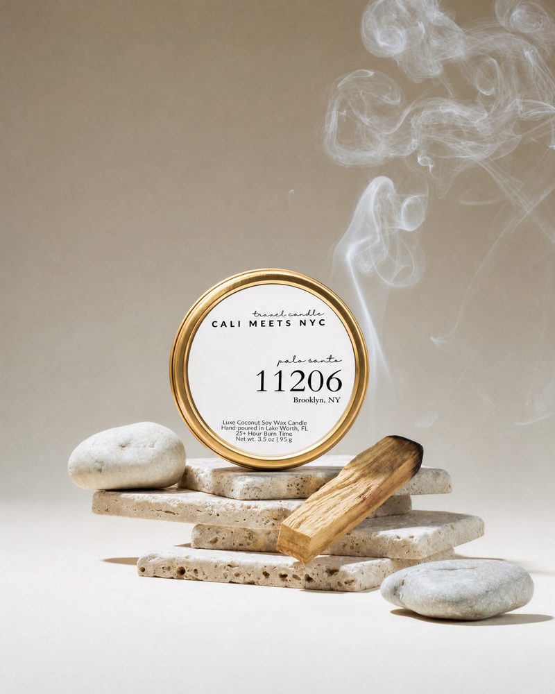 11206, Palo Santo Coconut Soy Candle Tin