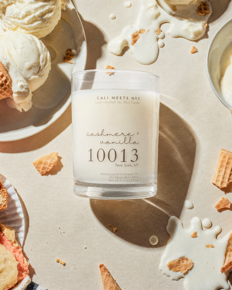 10013, Cashmere + Vanilla Coconut Soy Candle