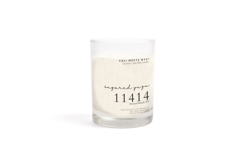 11414, Sugared Yuzu Coconut Soy Candle - Cali Meets NYC
