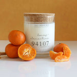 94107, Honey + Clementine Coconut Soy Candle