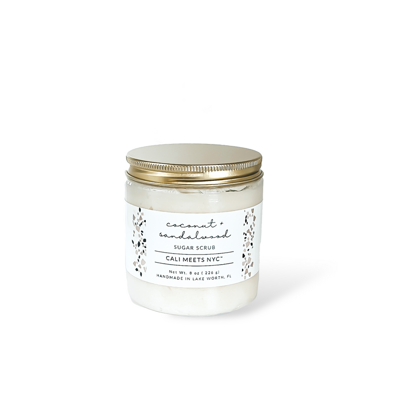 Coconut + Sandalwood Sugar Scrub - Cali Meets NYC