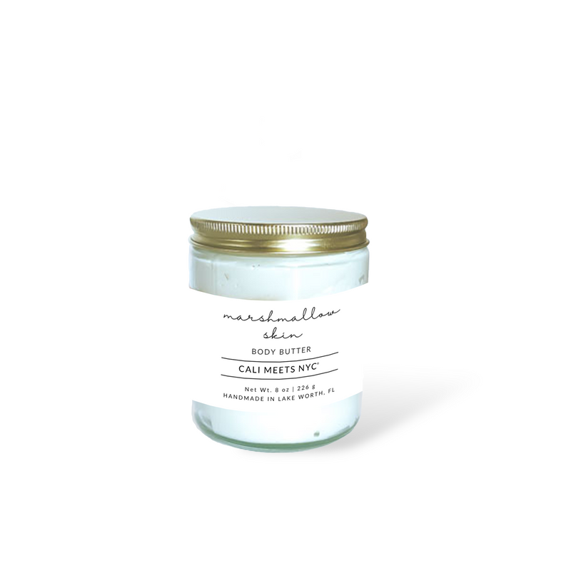 Marshmallow Skin Whipped Body Butter with Deep Moisturizing Shea Butter - Cali Meets NYC