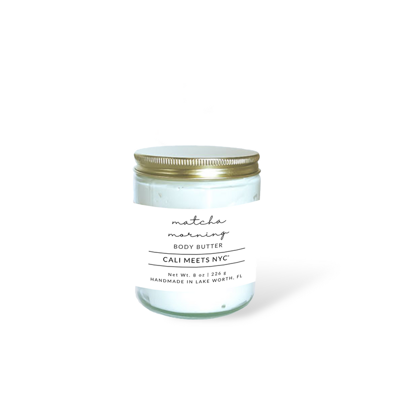 Matcha Morning Whipped Body Butter with Deep Moisturizing Shea Butter - Cali Meets NYC