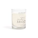 33132, Miami Rainstorm Coconut Soy Candle - Cali Meets NYC