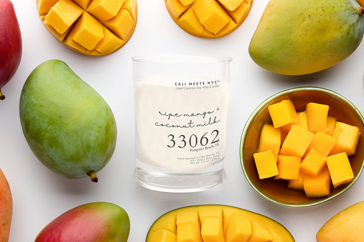 Cali Meets NYC, Zip Code Coconut Soy Candles