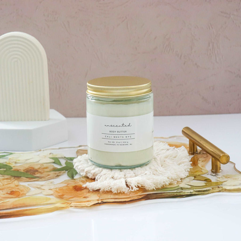 Unscented Whipped Body Butter with Deep Moisturizing Shea Butter - Cali Meets NYC