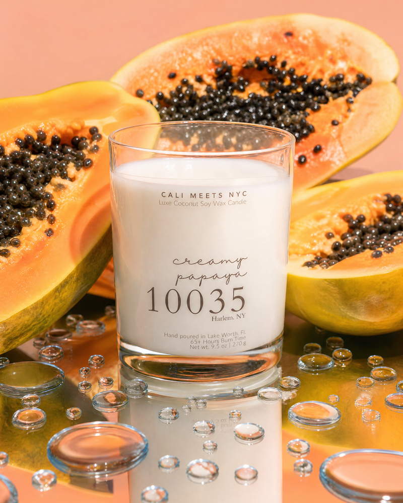10035, Creamy Papaya Coconut Soy Candle