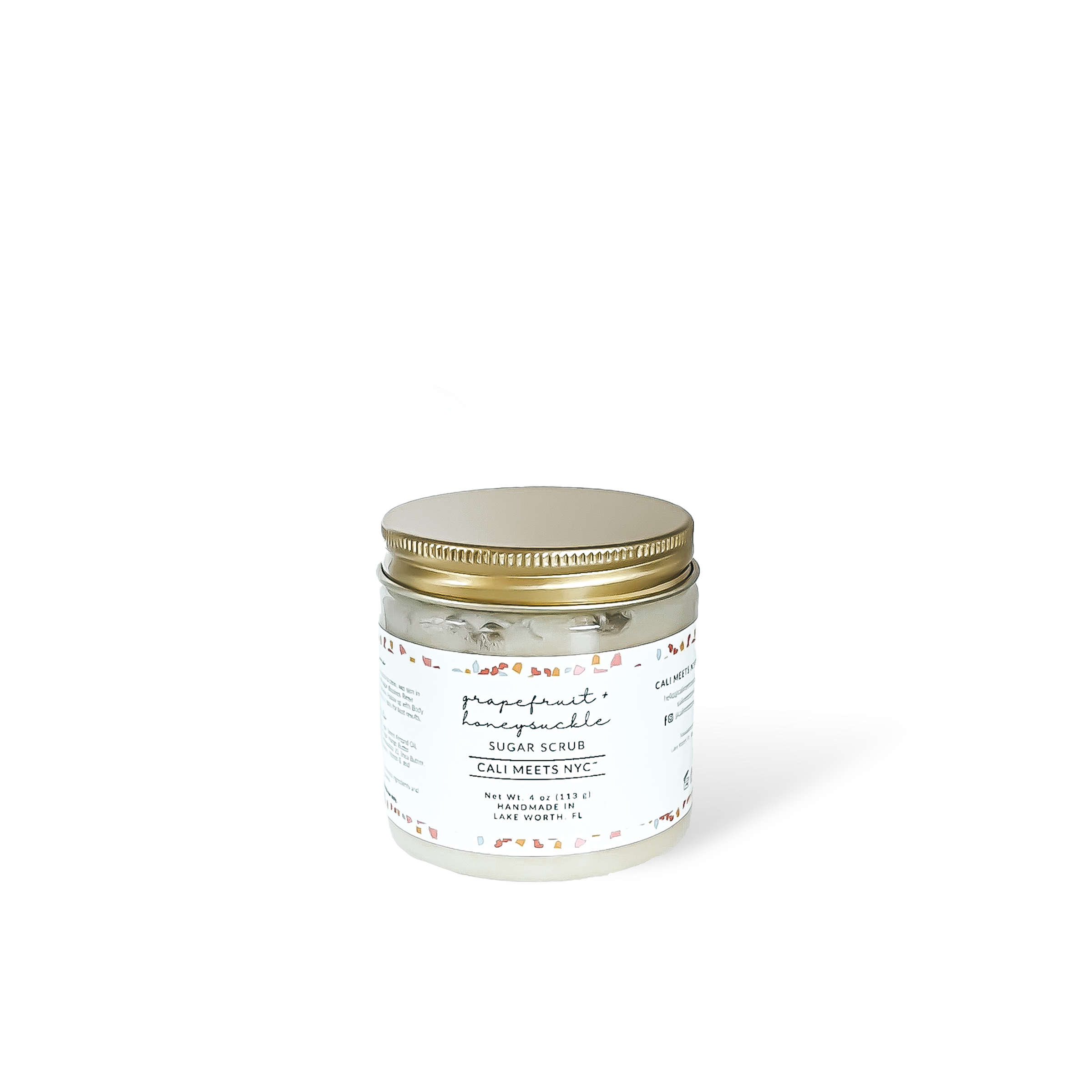 Grapefruit + Honeysuckle Sugar Scrub - Cali Meets NYC