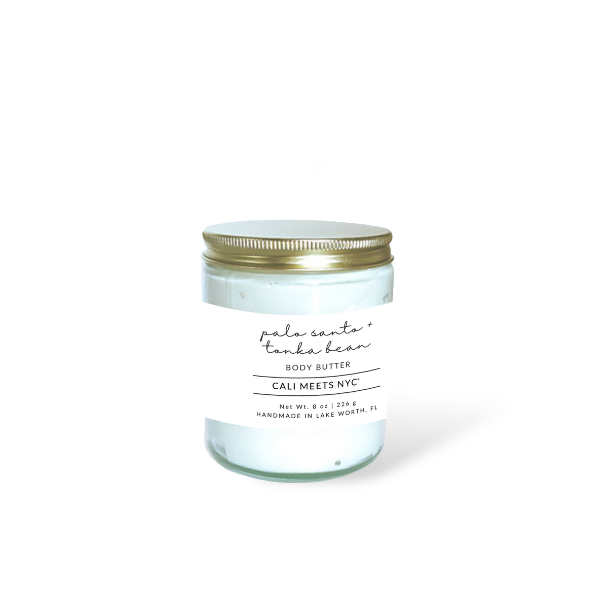 Palo Santo + Tonka Bean Whipped Body Butter with Deep Moisturizing Shea Butter - Cali Meets NYC