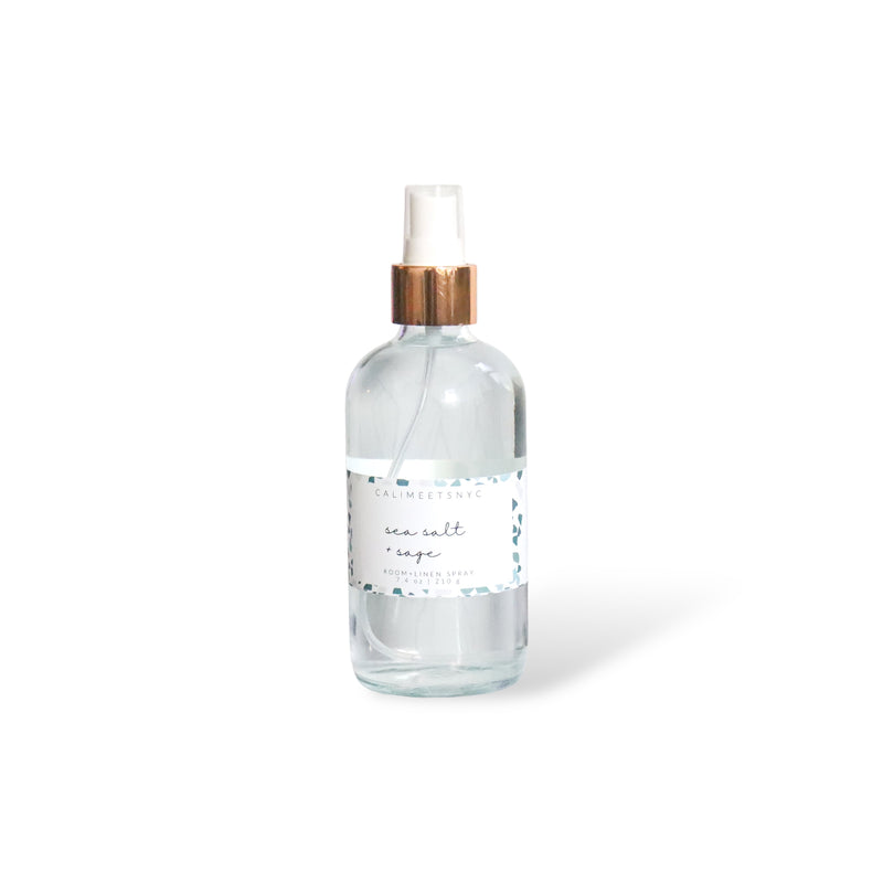 Sea Salt + Sage Room + Linen Spray - Cali Meets NYC