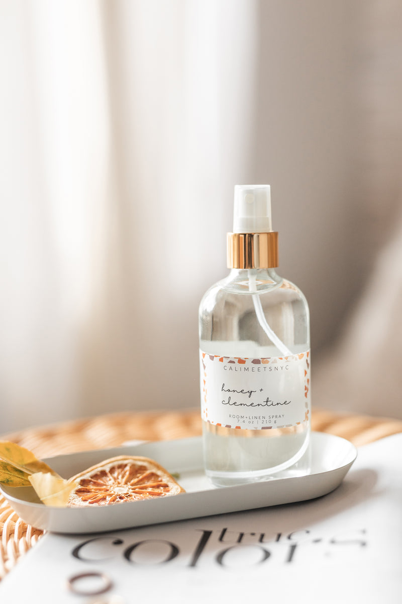 Honey + Clementine Room + Linen Spray - Cali Meets NYC